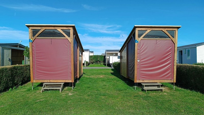 Cyclo'lodges au Camping Omaha Beach