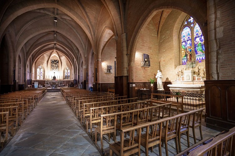 Villefranche de Lauragais église intérieur © Aspheries