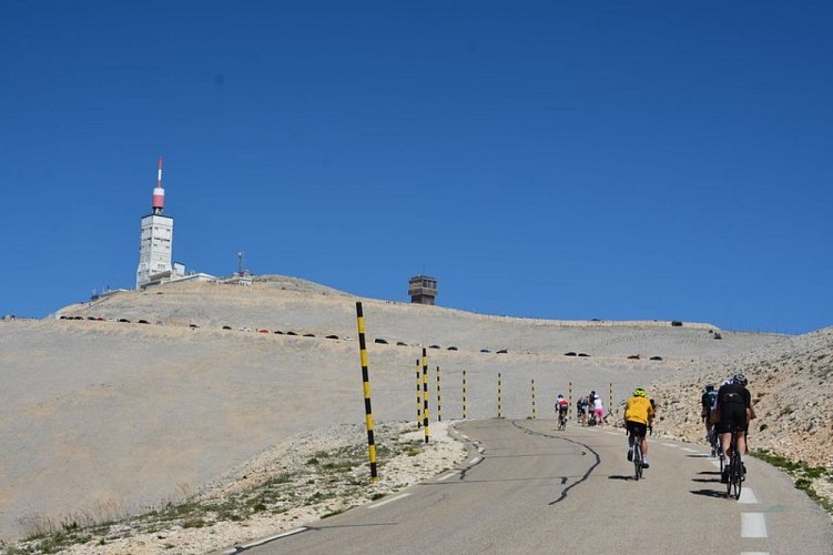 Montée du Ventoux à vélo