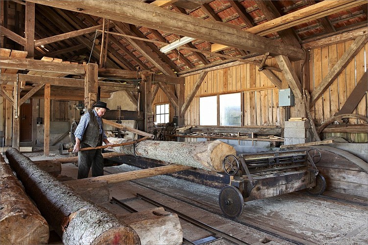 Scierie hydraulique - Musée de Mandray