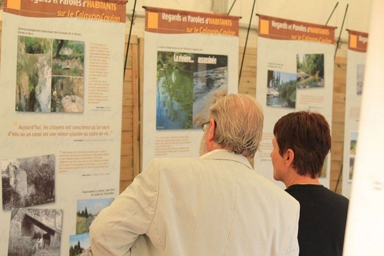 Exposition sur le Calavon-Coulon