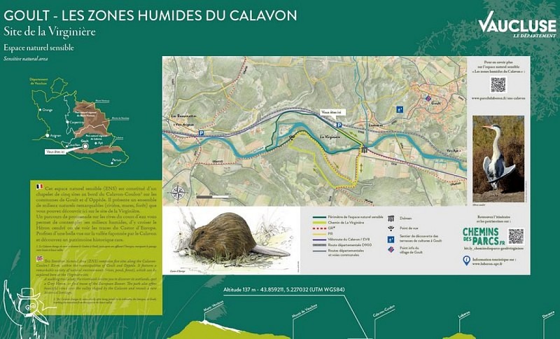 Maquette panneau d'accueil ENS