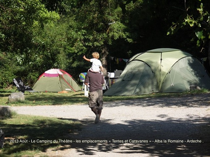 Theatre's campsite