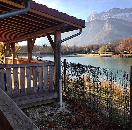 Campsite of the « La Terrasse »’s lake