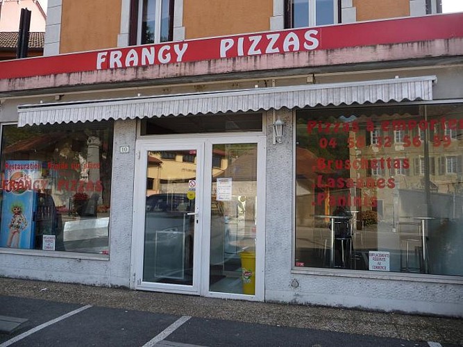 Frangy pizzas