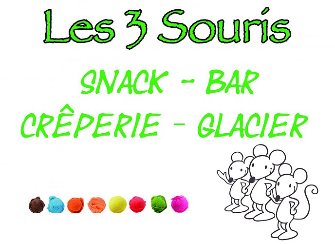Snack Bar Crêperie glacier les 3 Souris