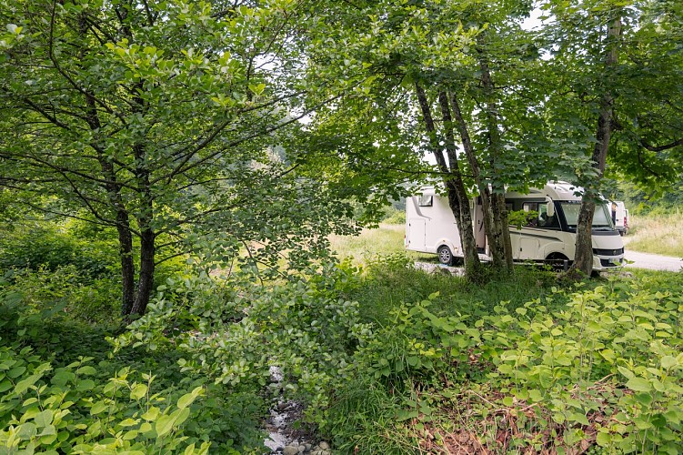 Natural area for campers and RV