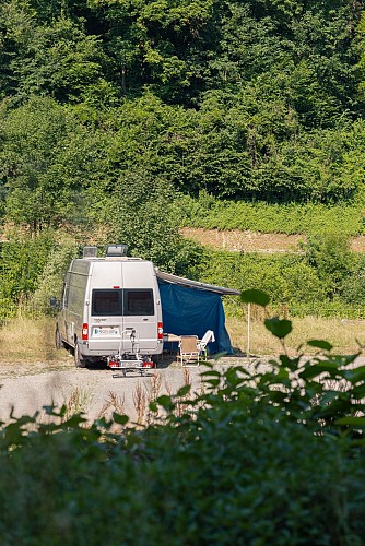 Aire naturelle accueil camping-car