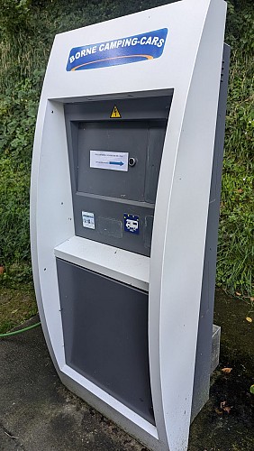 Ontvangstruimte voor natuurlijke campers