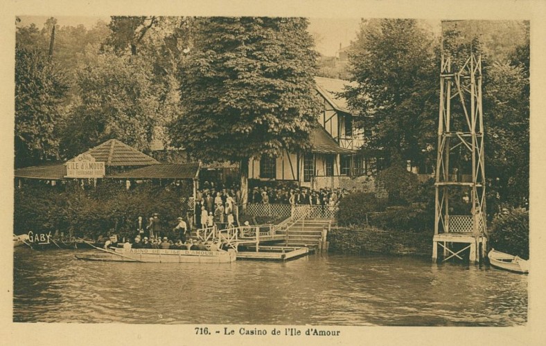 Ile du Moulin et Ile d'Amour de  Bry-sur-Marne