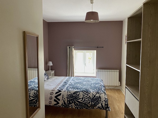 chambre rose - Le Gîte des 6 chemins à Airvault