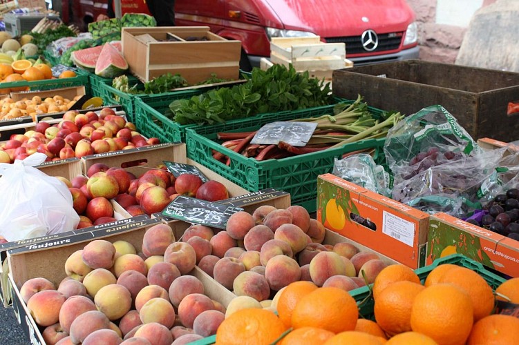 Marché hebdomadaire, Alsace