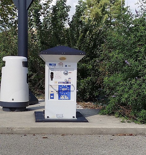 Service area for camper Intermarché