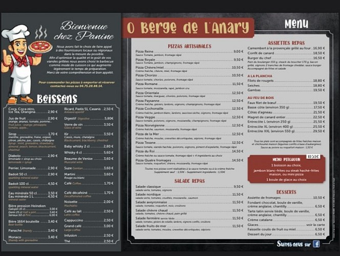 Chez Panine -L'O berge de l'Anary