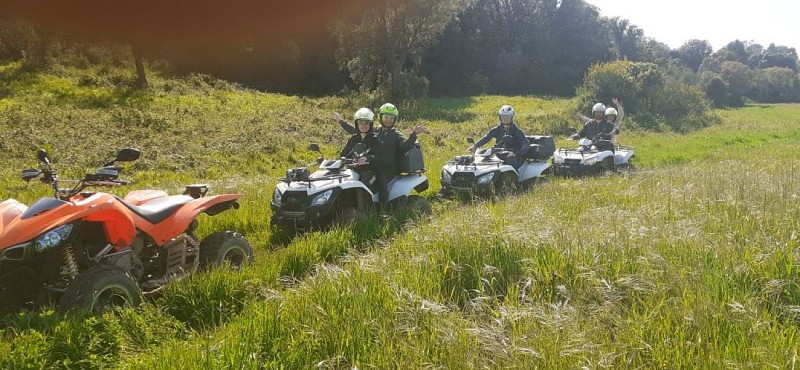 Randonnée Quad Forêt de Pinia