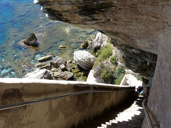 Escaliers du Roy d'Aragon à Bonifacio