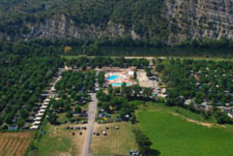 Camper serviceplaats op camping Plage Fleurie