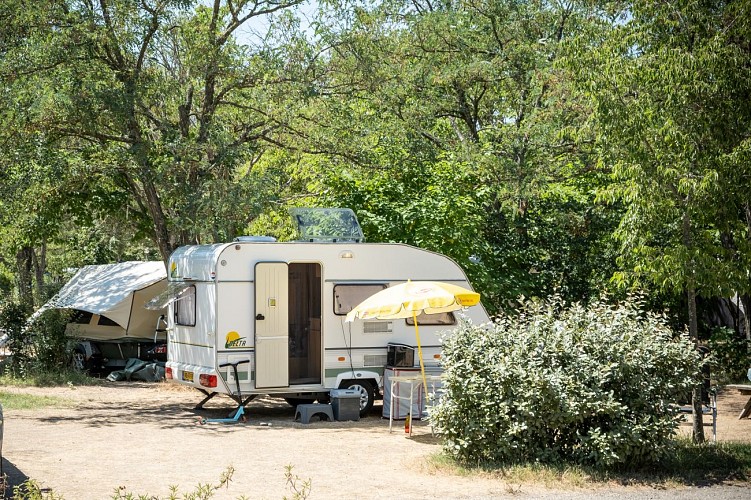 Campingplatz Huttopia le Moulin - Servicebereich für Wohnmobile