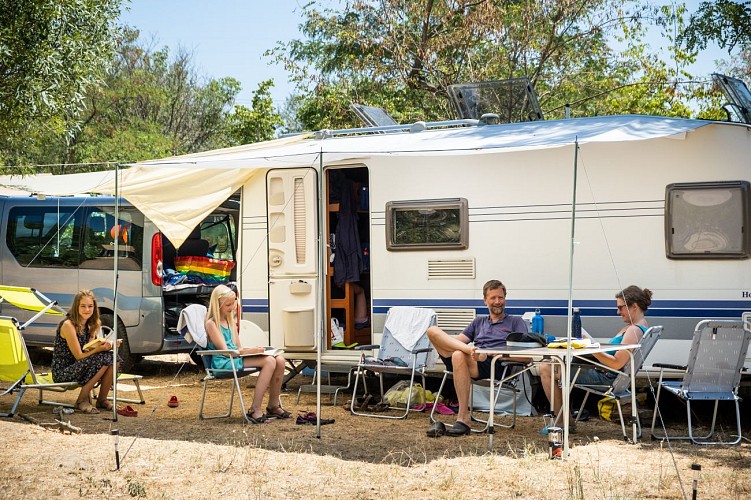 Camping Huttopia le Moulin - camper serviceplaats