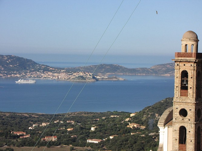village de Balagne , un balcon sur la mer