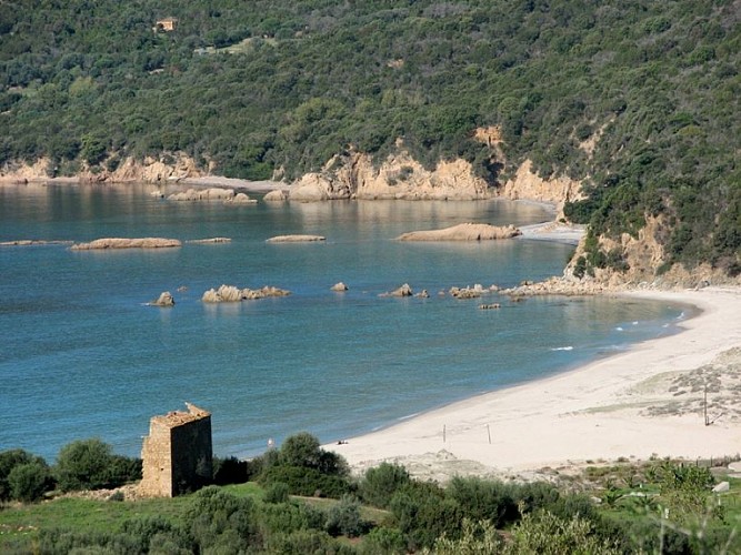 PLAGE DE CUPPABIA - SERRA DI FERRO 