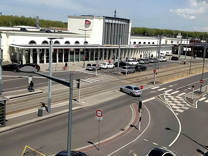 Hotel Ibis Budget Caen Gare - vue de la chambre