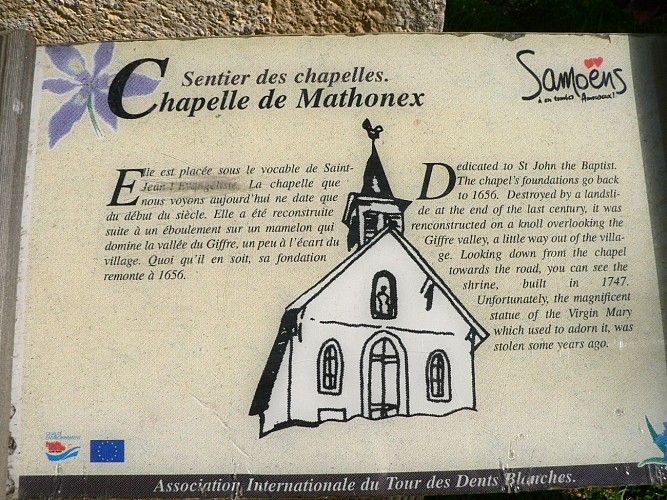 Opening of the Chapelle de Mathonex