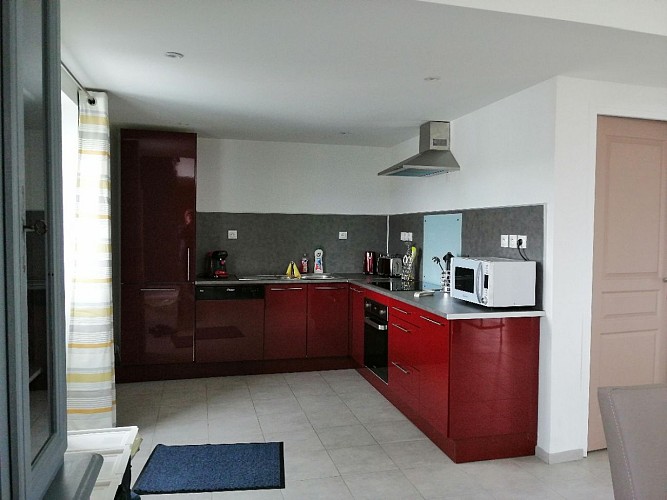 Location Le Molay-Littry,Coin cuisine aménagée