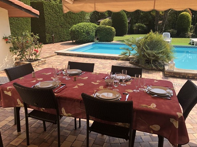 Simsen table repas jardin redi