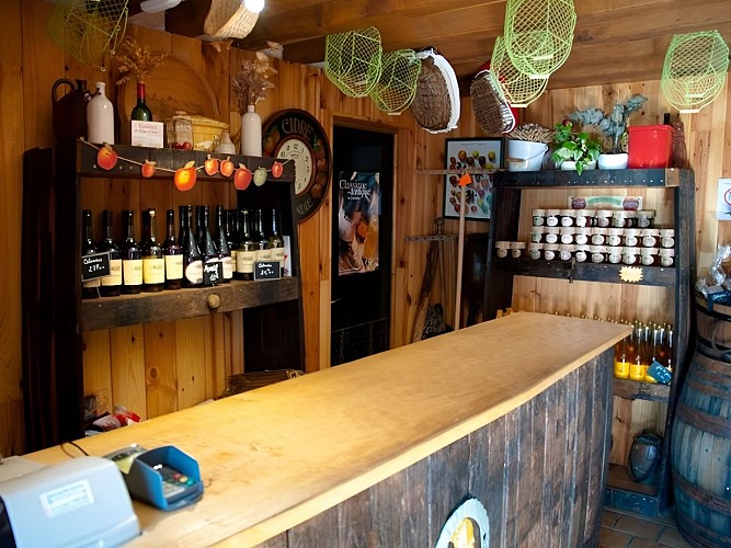 Cidrerie Les Bruyeres Carré à Moyaux prés de Lisieux Accueil