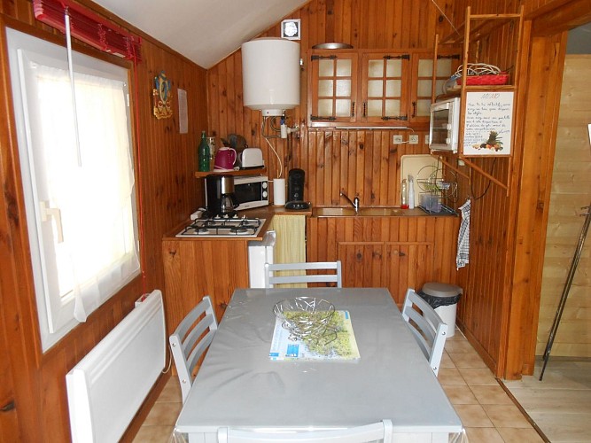 Espace repas du gîte