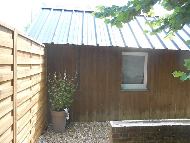 L'extérieur du gîte