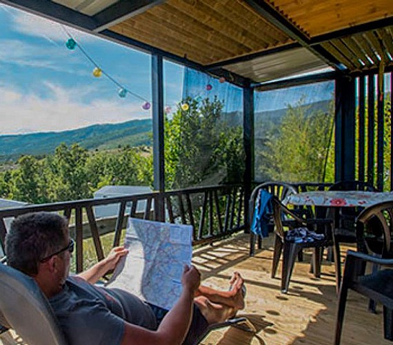 Les locations du camping Les Hauts de Rosans