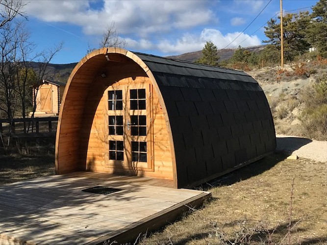 Les locations du camping Les Hauts de Rosans