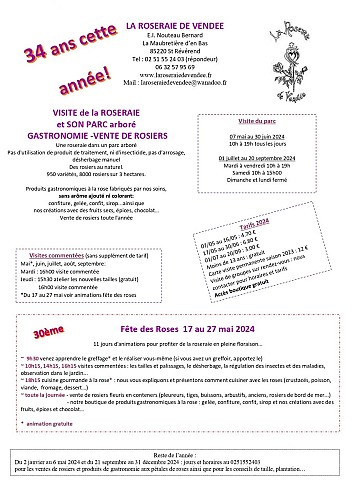 LA ROSERAIE DE VENDEE