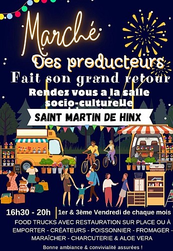 Marché des producteurs - St Martin de Hinx - OTI LAS