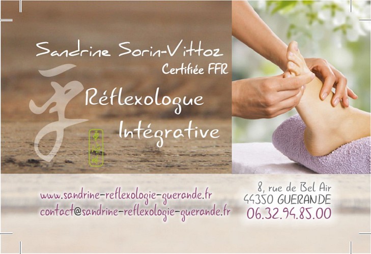RÉFLEXOLOGIE PLANTAIRE - SANDRINE SORIN-VITTOZ CERTIFIÉE FFR