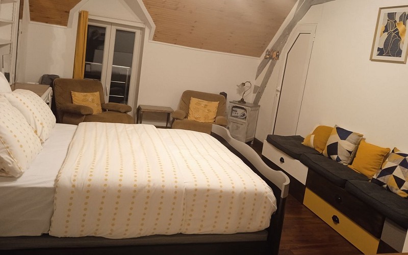 chambre 1-1 lit double