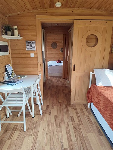 Gîte la Pâquerie - la roulotte 4 saisons