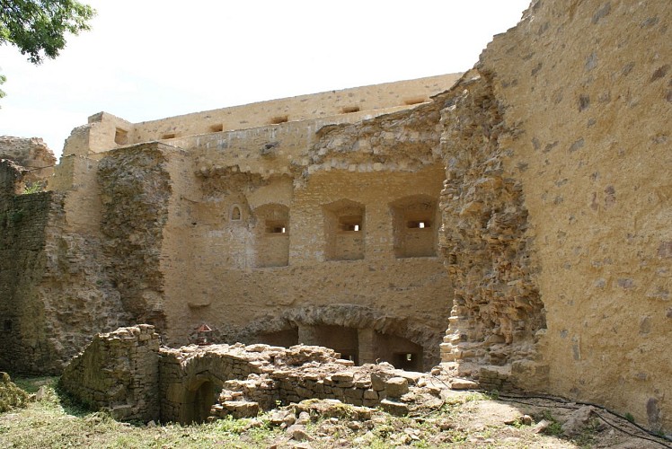 Remparts et ruines de la chapelle Saint Louis