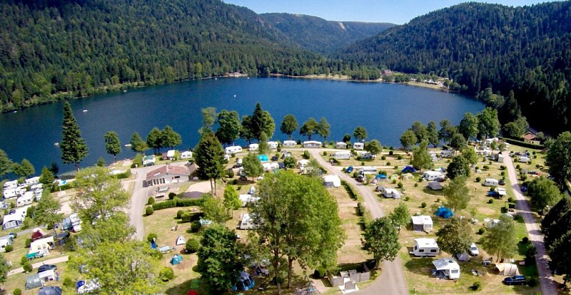 Vue du ciel camping les Jonquilles