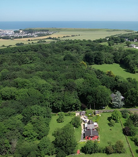 Vue aérienne côté mer
