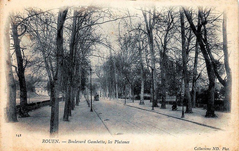 L'ancien boulevard Gambetta