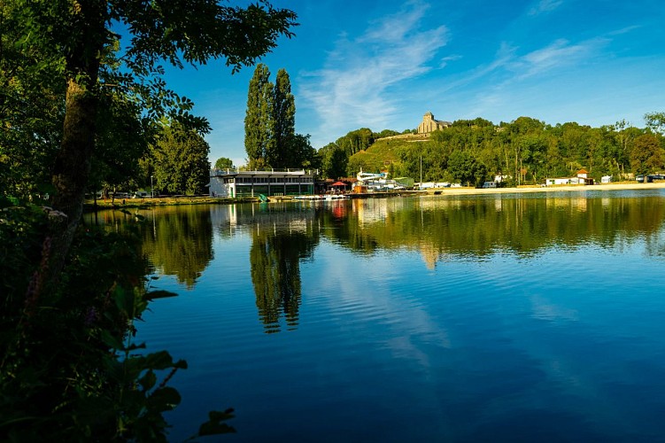 Lac Vert plage camping