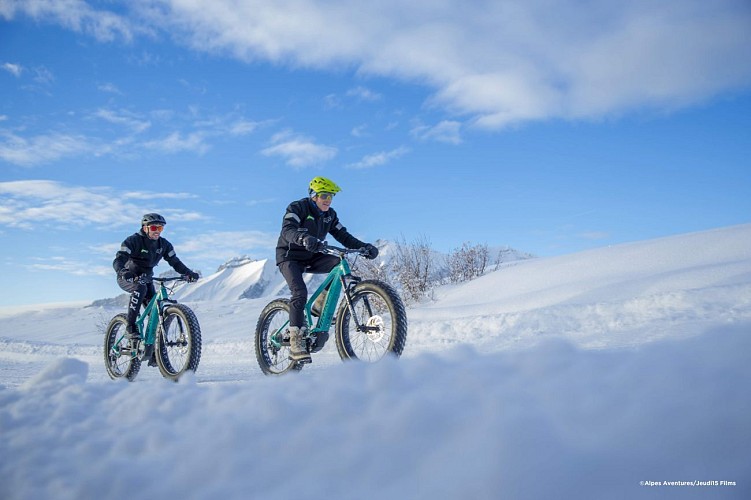 Mountain biking with Alpes Aventures