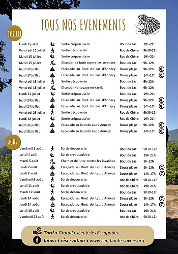 Sortie découverte au Roc de Chère