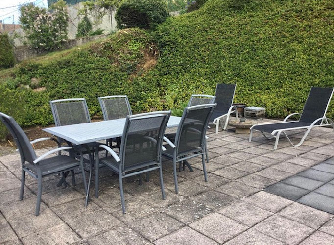 extérieur du meublé la Grange de Marithé