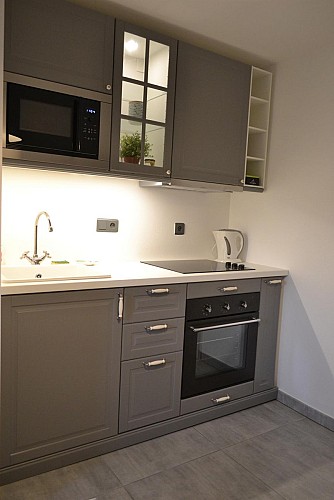 Cuisine à disposition pour les hôtes