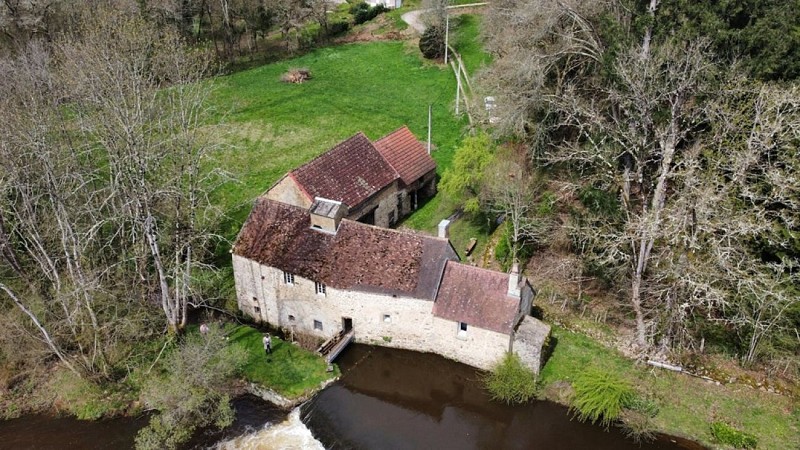 Vue aérienne Moulin