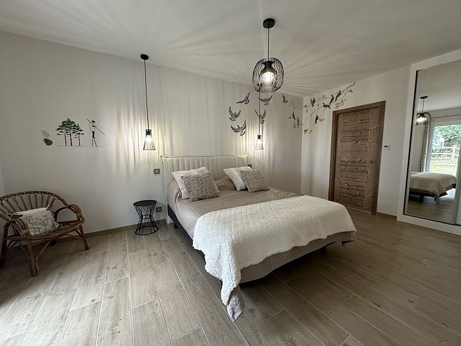 Chambre 3 du Gîte Quilleret à Haut Mauco avec Gites de France Landes
